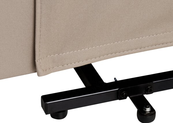 Elektrické polohovací křeslo GLORIE s masážní funkcí Tkanina Taupe