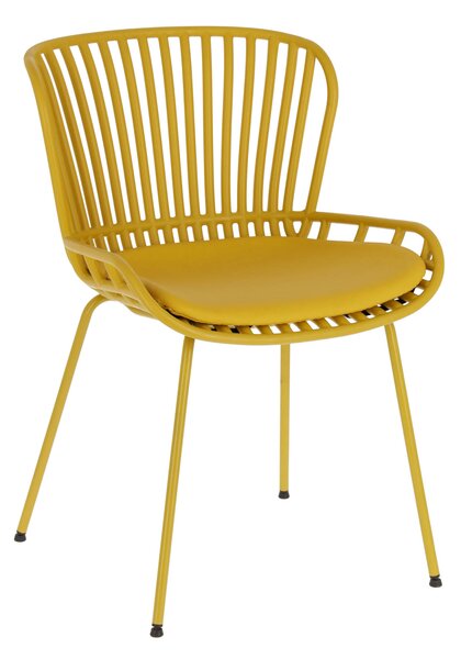 Žlutá Židle Surpik 80 × 57 × 52 cm LA FORMA