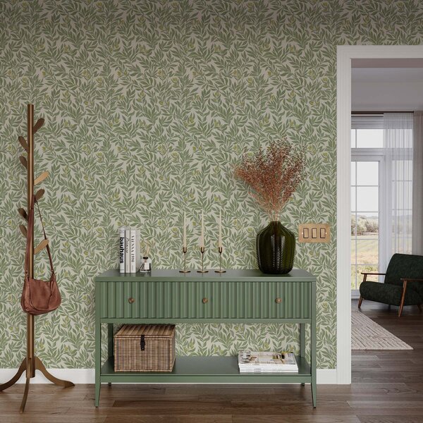 Tapety Zelené olivové větve, Tapety boho, a00026 : uwalls.cz