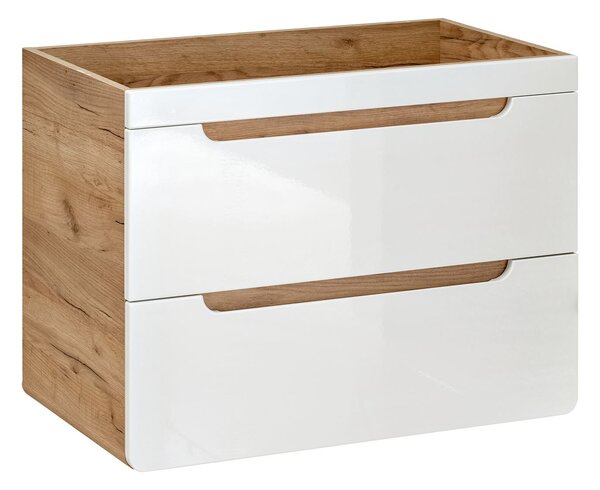 Koupelnová skříňka s umyvadlem ARUBA White U60/1 | 60 cm