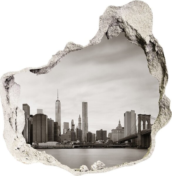 Fototapeta díra na zeď Manhattan New York nd-p-100924345