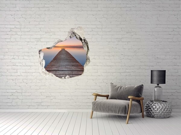 Fototapeta díra na zeď Dřevěné molo nd-p-104578164