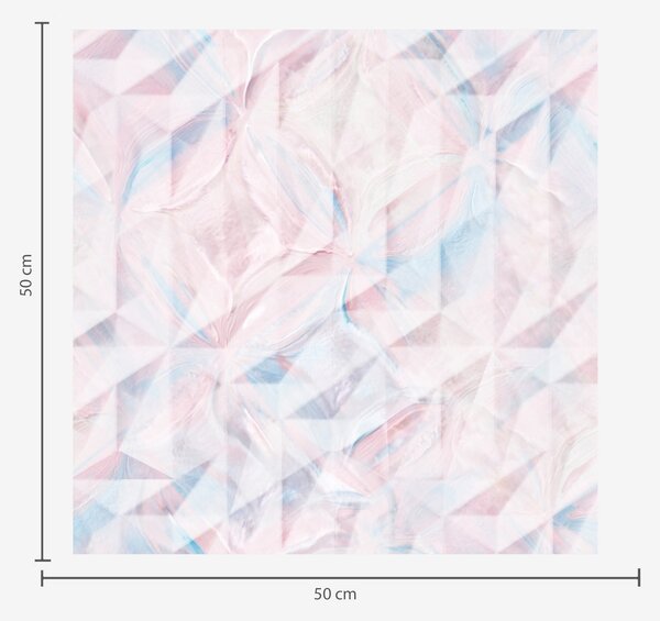 Tapety Abstraktní růžové a modré geometrické vzory, Tapety dětské, Tapety pro dívku, a00050 : uwalls.cz