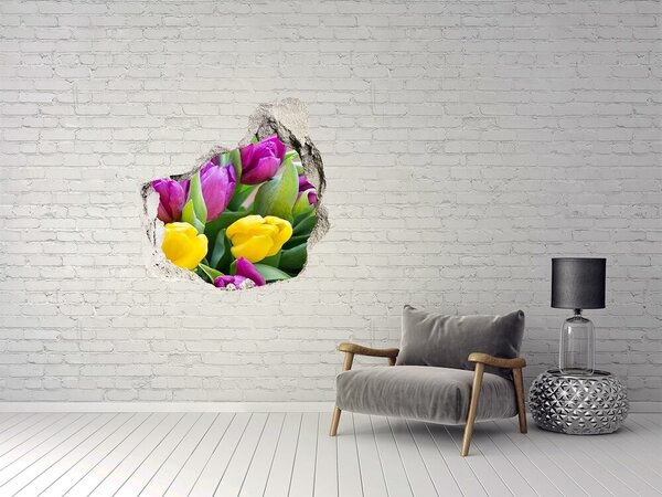 Samolepící nálepka na zeď Barevné tulipány nd-p-106061917