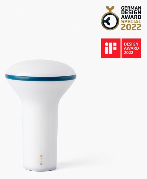 BUDDY přenosná stolní lampa, modrá, 3W - FARO