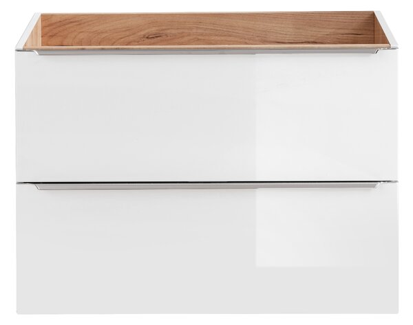 Comad Koupelnová skříňka pod umyvadlo Capri White 80 bílá/dub zlatý craft