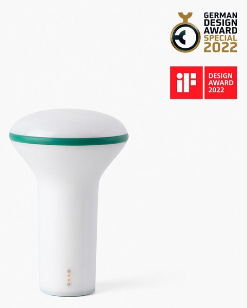 BUDDY přenosná stolní lampa, zelená, 3W - FARO