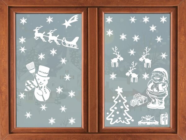 Vánoční samolepky na okno-01