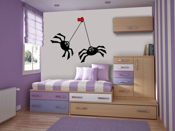 Pavouci - 03, Dětské samolepky na zeď