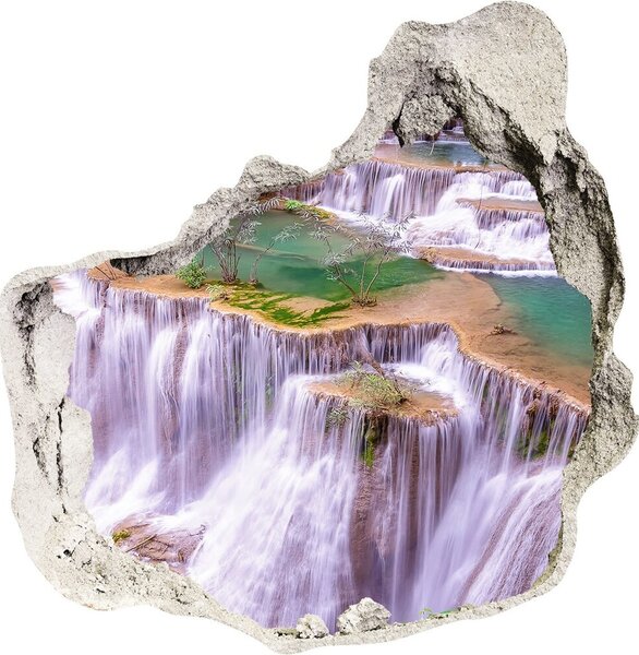 Díra 3D ve zdi nálepka Thajsko vodopád nd-p-117248040