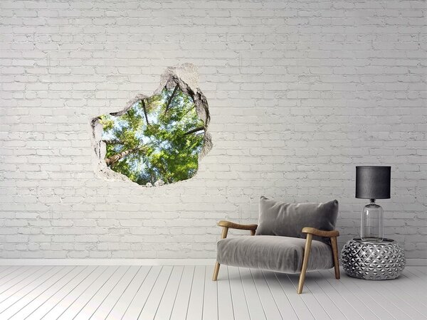 Díra 3D ve zdi na stěnu Koruna stromů nd-p-119047799