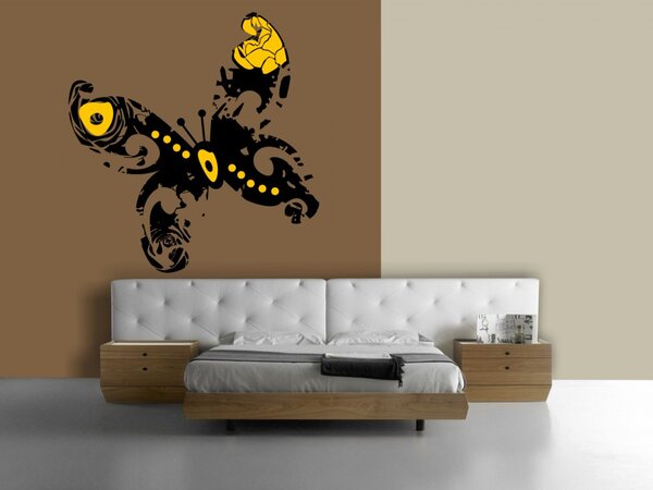 Abstraktní Motýl - 03, Samolepky na zeď