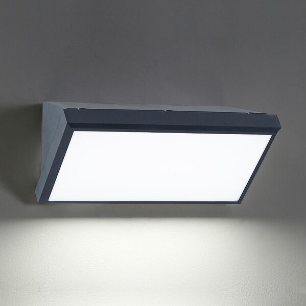 Brilagi - Venkovní nástěnné svítidlo TRIANGLE 1xE27/60W/230V antracit IP65