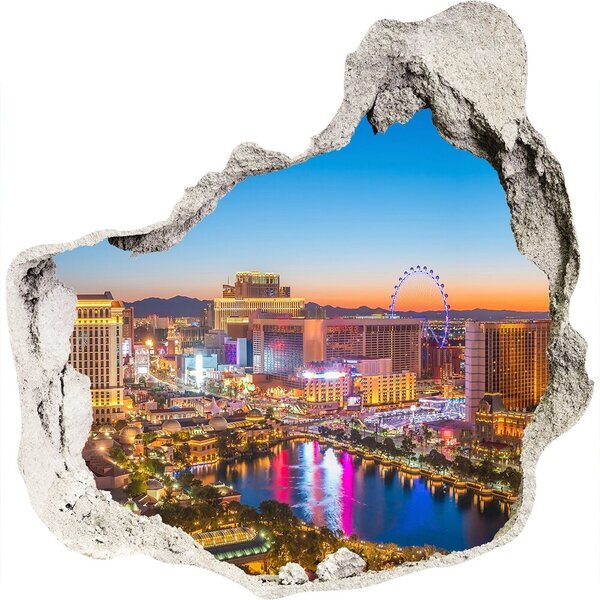 Fototapeta díra na zeď 3D Las Vega USA nd-p-123858378