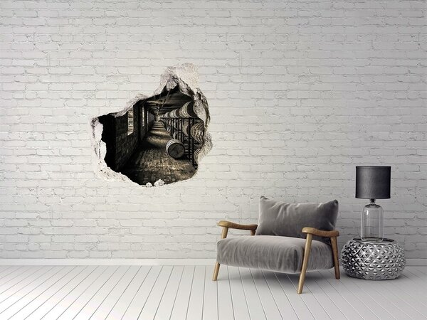 Fototapeta díra na zeď 3D Bourbon sudy nd-p-124196585