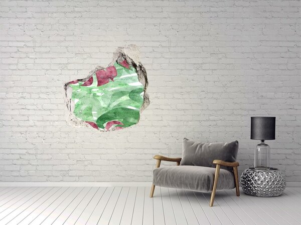 Nálepka 3D díra samolepící Monstera nd-p-124503126