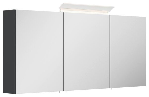 ZRCADLOVÁ SKŘÍŇKA, barvy grafitu, 140/62/17 cm MID.YOU - Koupelnové série, Online Only