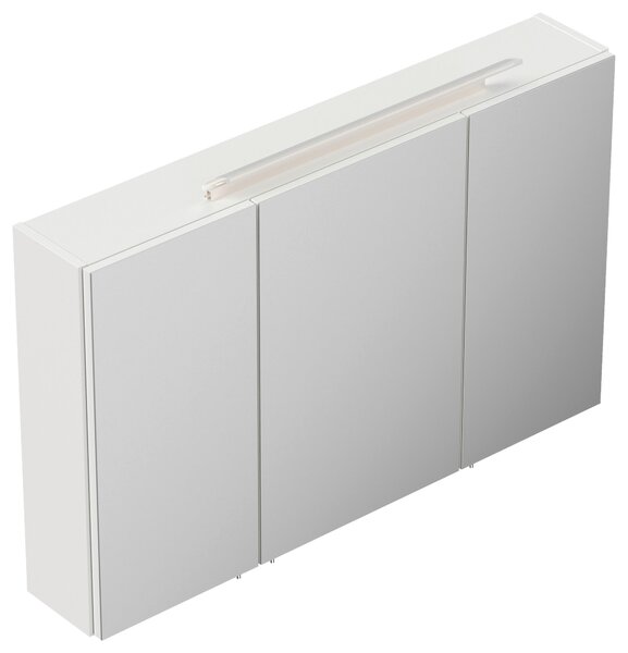 ZRCADLOVÁ SKŘÍŇKA, vysoce lesklá bílá, 100/62/17 cm MID.YOU - Koupelnové série, Online Only