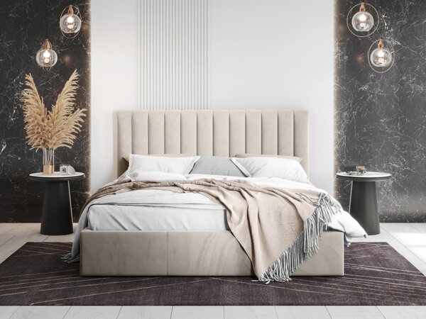 Čalouněná manželská postel Nowerins, Rozměr postele: 140x200, Potah: Fresh 32 Mirjan24 5903211256011