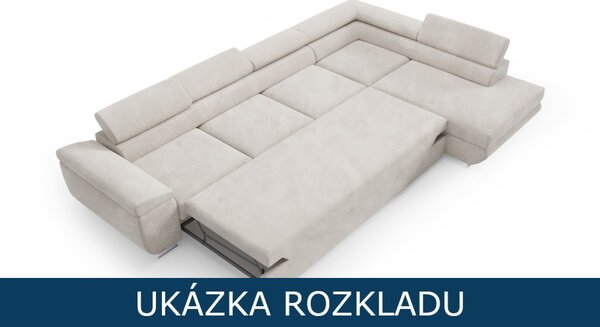 Rozkládací sedací souprava Isabella XL - Kronos 26 Varianta: Levá