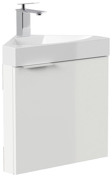 KOUPELNA PRO HOSTY, vysoce lesklá bílá, 52,3 cm MID.YOU - Koupelnové série, Online Only