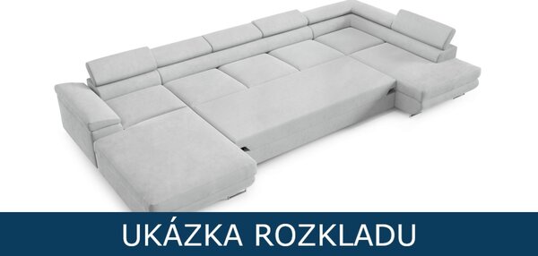 Rozkládací sedací souprava April U XL - Kronos 09