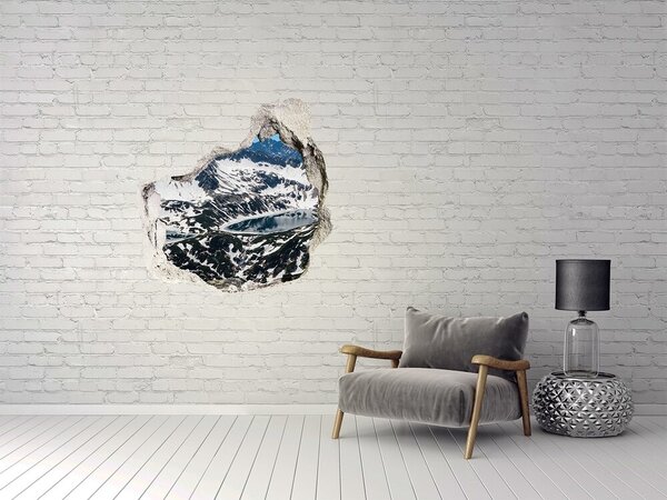 Díra 3D ve zdi nálepka Jezero v Tatrách nd-p-157460493