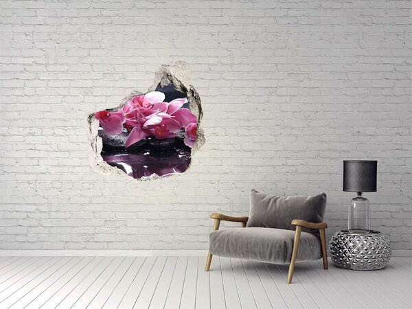 Samolepící nálepka na zeď Růžová orchidej nd-p-28903356