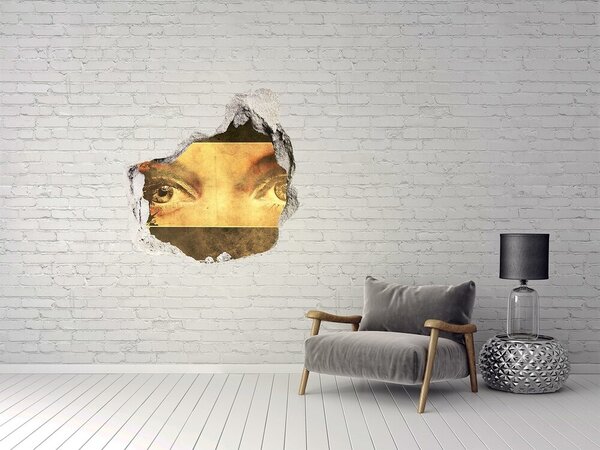 Fototapeta díra na zeď Oči a motýli nd-p-30149224