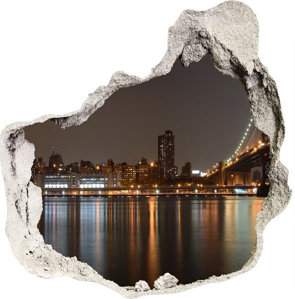 Fototapeta díra na zeď 3D Mezi mosty nd-p-35519198