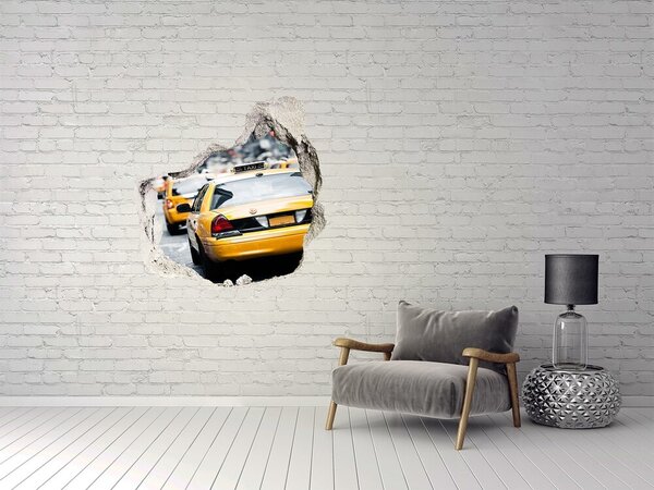 Foto fotografie díra na zeď Taxi New York nd-p-34843570
