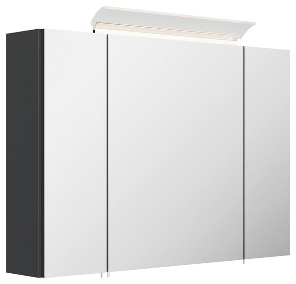ZRCADLOVÁ SKŘÍŇKA, barvy grafitu, 90/62/17 cm MID.YOU - Koupelnové série, Online Only