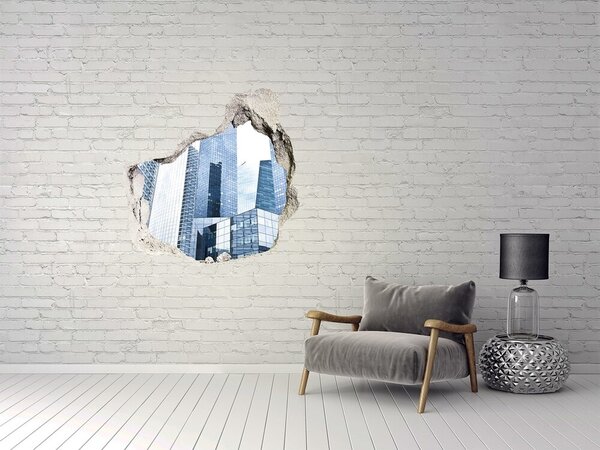 Fototapeta díra na zeď 3D Mrakodrapy nd-p-43083052