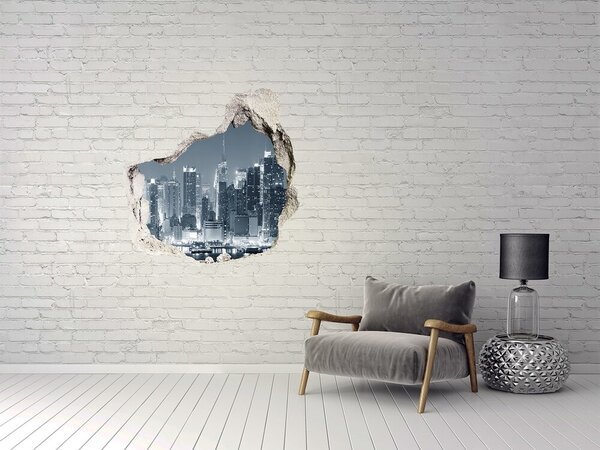 Fototapeta díra na zeď 3D Manhattan New York nd-p-42447200