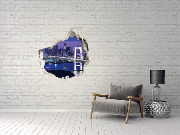 Fototapeta díra na zeď 3D Most v Tokiu nd-p-46506945