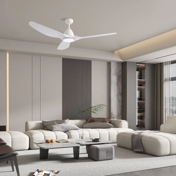 ZEVENTI - LED Stropní ventilátor URBINO LED/20W/230V Wi-Fi Tuya bílá + DO