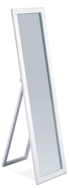 Zrcadlo výška 150 cm, bílá
