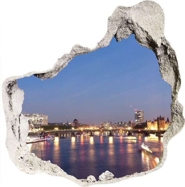 Fototapeta díra na zeď 3D London Yey Londýn nd-p-53327501