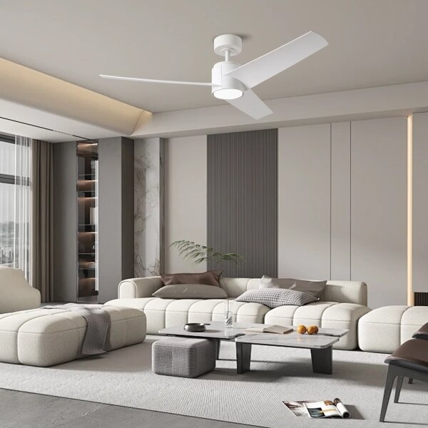 ZEVENTI - LED Stropní ventilátor ORVIETO LED/18W/230V Wi-Fi Tuya bílá + DO
