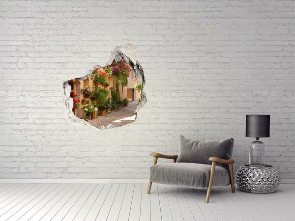 Fototapeta díra na zeď 3D Romantická ulička nd-p-53374967