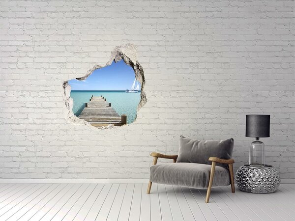Nálepka fototapeta 3D Dřevěné molo nd-p-57042247