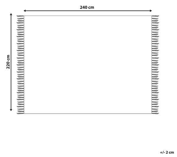 Deka CHACK Bavlna 200 x 220 cm Béžová