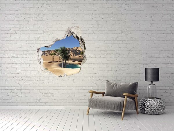 Nálepka fototapeta 3D na zeď Cihla oáza nd-p-58101782