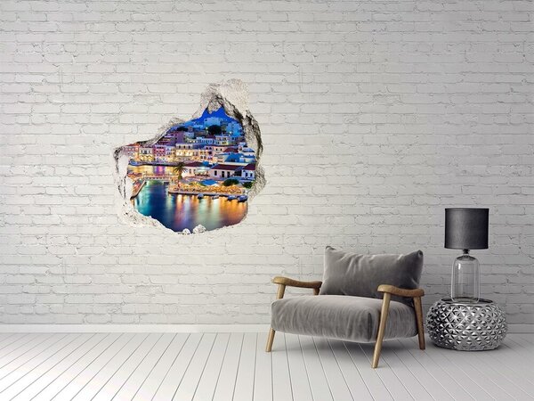Fototapeta díra na zeď 3D Kréta Řecko nd-p-59848688