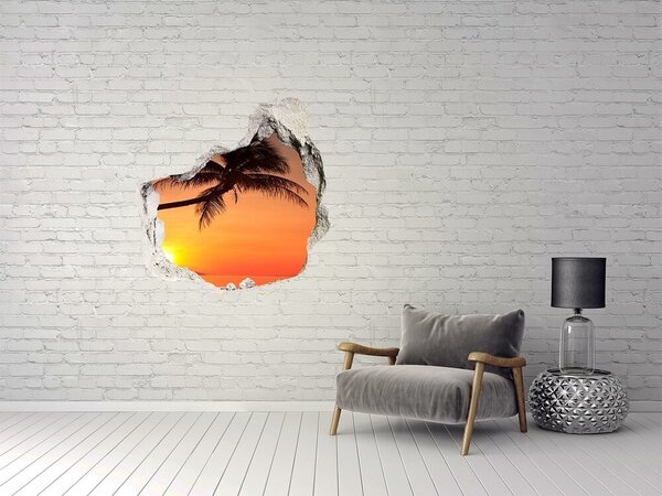 Nálepka fototapeta 3D Západ slunce pláž nd-p-60014664
