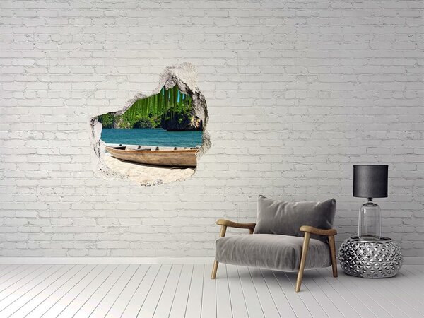 Nálepka fototapeta 3D na zeď Loďka na pláži nd-p-61294021