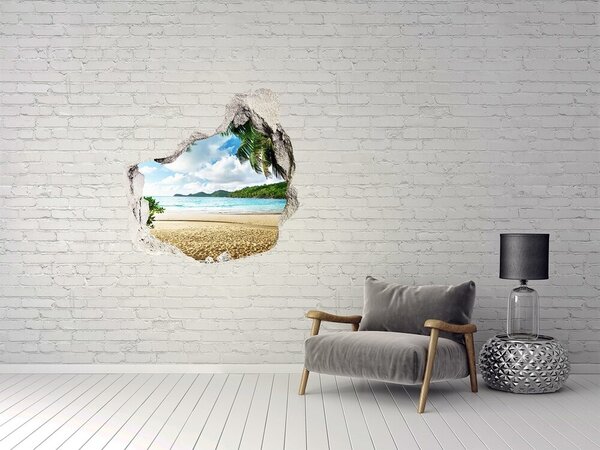 Nálepka fototapeta 3D výhled Palmy na pláži nd-p-61252283
