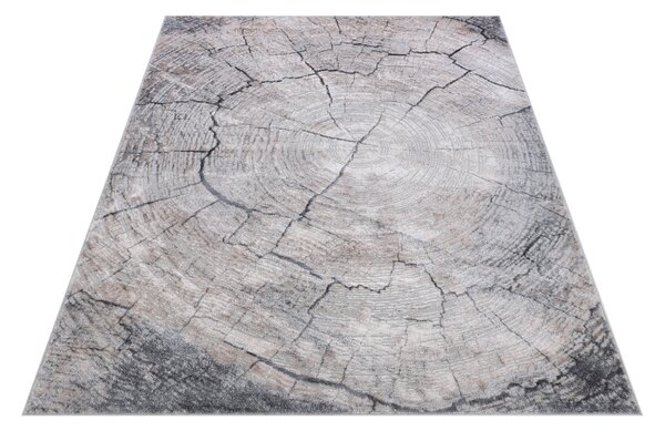 Makro Abra Moderní kusový koberec COMO RE41A Staré Dřevo šedý Rozměr: 120x170 cm