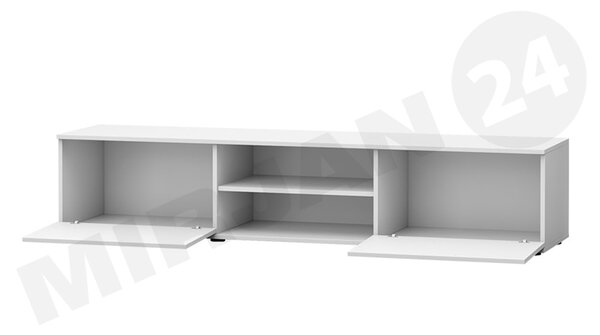TV skříňka Baha B3 (černá + lesk černý)
