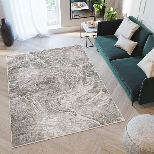 Makro Abra Moderní kusový koberec COMO SW41D Beton světle béžový Rozměr: 80x150 cm